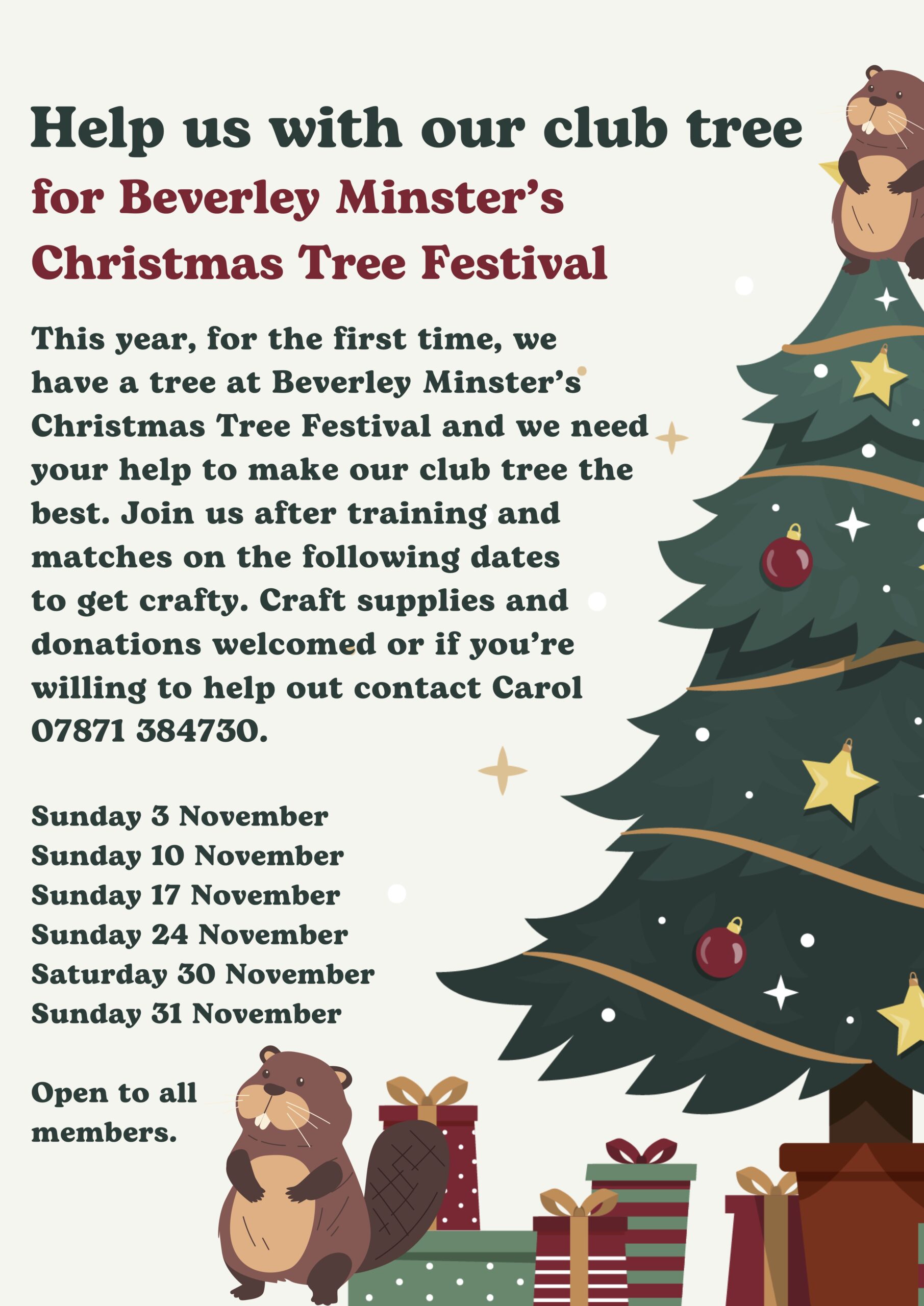 Beverley Minster Christmas Tree Festival